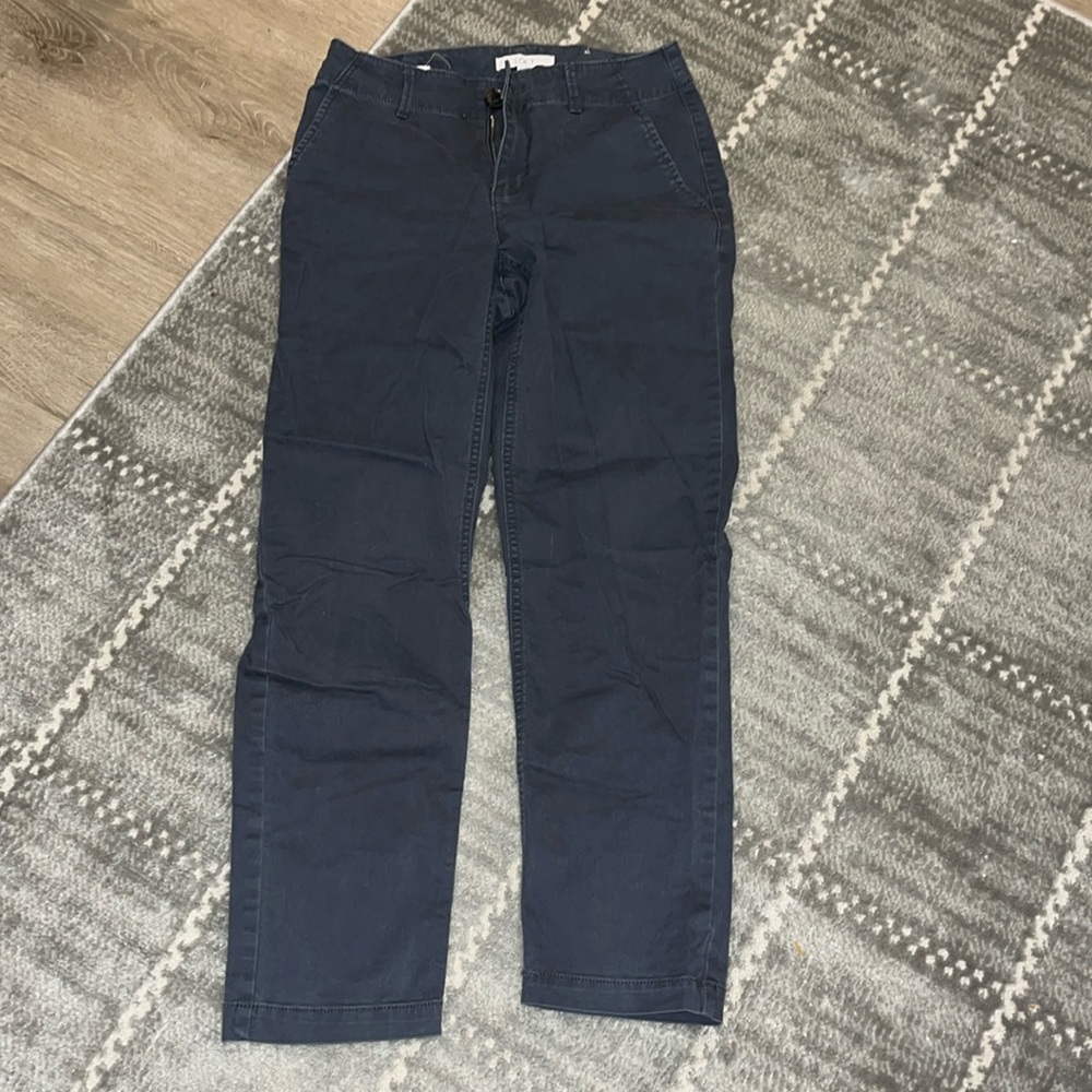 Loft slim fit pants size 0 gray